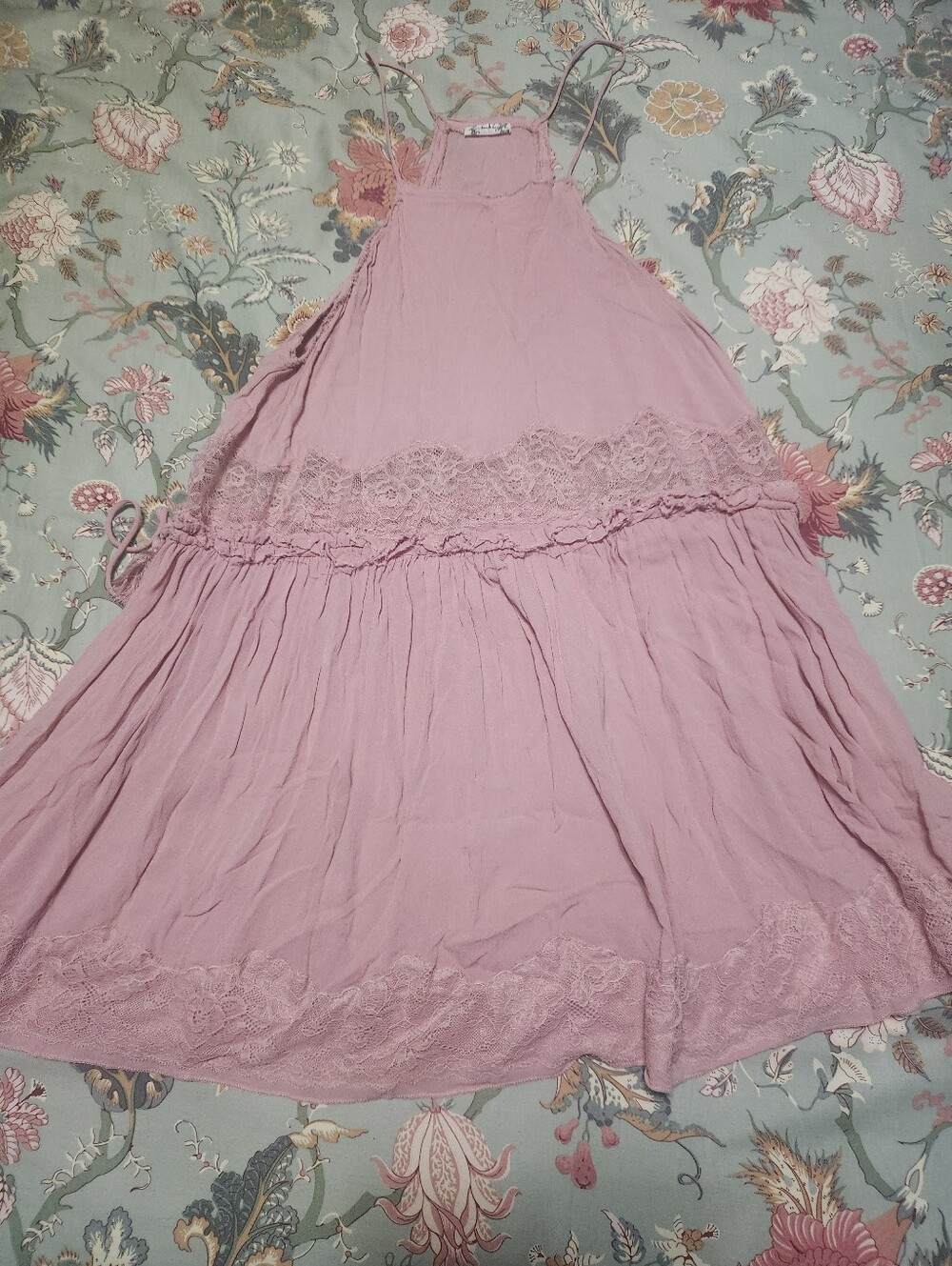 Intimately Free People Mini Dress Dusty Rose Size Small